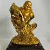 Adornos de Estatua de Buda, Artesanías de Resina, Adornos de Cumpleaños, Durazno de Cumpleaños, Buda Sonriente Estilo Chino, Ofrendas de Templo, Regalos para el Hogar para Otros
