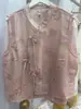 Blusa Bordada con Lentejuelas Estilo Nacional Chino Nuevo Estilo Top de Lujo Retro Otro