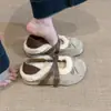 Sapatos Mary Jane Estilo Birkenstock com Laço Doce Estilo Coreano para Mulheres Outono e Inverno 2025 Tendência