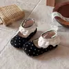 Sapatos Mary Jane de Renda Elegantes e Doces para Meninas Modelo Novo Outono/Inverno 2026 Sapatos de Solado Macio com Velcro para Meninas Jovens