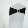 Correas de Hebilla de Diamante Gratis de Amazon Transfronterizas Funda Elástica para Silla de Hotel Boda Anillo de Correa de una Sola Capa Mariposa