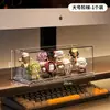 Estante de Exhibición para Cajas Sorpresa Caja Transparente de Acrílico para Figuras Muñeca Individual popmart Gabinete de Adornos Tela Ciudad de Beijing