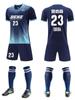 Terno de futebol infantil Uniforme da equipe de competição estampada para meninos Esportes esportivos esportivos dos alunos da escola primária Camisa feminina