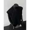 Chaleco de punto de algodón de aire de 300 g, deconstrucción, para hombre, verano 2025, corte limpio, sin mangas, camiseta chaleco