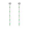 Pendientes Populares de Acero de Titanio para Damas Europeas y Americanas Estilo Bohemio Borla Simple Pendientes para Damas Venta al por Mayor de Comercio Exterior