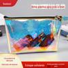 Bolsa plástica para joias a laser beleza maquiagem cosméticos embalagem PVC Bolsa Cor mágica armazenamento de joias bolsa com zíper logotipo impresso