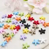 Acessórios coloridos de estrela-do-mar em liga oceânica pintados, materiais para corrente de celular DIY, acessórios de cabelo, enfeites artesanais de estrela de cinco pontas