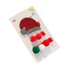 Adorno Navideño para la Cabeza Lindo Clip para el Cabello Navidad Hecho a Mano Flequillo Clip para Cabello Roto Celebrado en Internet Clip para el Cabello de Astas Femenino