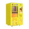 Máquina expendedora de frijoles de chocolate inteligentes de autoservicio 24 horas, Máquina de dulces comercial, Máquina expendedora divertida de frijoles coloridos, Fabricante OEM