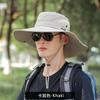 Nuevo sombrero de sol para hombre de primavera y verano, sombrero de pescador, sombrero de sol para exteriores, sombrero transpirable de ala ancha, gorra de senderismo, pesca