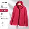 Chaqueta gruesa impermeable y a prueba de viento con forro polar para exteriores de otoño e invierno para hombre, mono estampado y bordado, uniforme de estudiante, ropa de clase