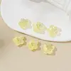 Fábrica de Origem Flor de Acrílico Acetato Galvanoplastia UV Corrente de Celular DIY Chaveiro Pulseira Bolsa Pingente Materiais Brincos