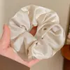 Elástico para el Cabello Satinado Elegante de Lunares Estilo Coreano Versátil Scrunchie Retro Accesorio Duradero para el Cabello Tocado