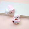 Biscuito de desenho animado tridimensional miado acessórios de resina cola creme faça você mesmo ornamentos de micro paisagem pingente de chaveiro material de flor para sapato