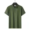 Camiseta Polo de Manga Corta para Hombre Verano Solapa de Polo Negocios Fresca Moda Tendencia Secado Rápido Transpirable Absorbente de Sudor Deportes al Aire Libre