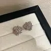 Fuegos Artificiales de Cristal Estilo Diseñador Original de Nicho Coreano Dongdaemun Pendientes Únicos y Hermosos de Primavera y Verano con un Toque de Lujo