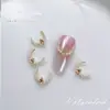 Taladro para Uñas Francesas Rombo Joyería Luz de Lujo Flash Pila de Taladro con Perla Bola para Uñas Accesorios Terminados Venta al por Mayor