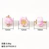 Cuentas de Calabaza de Jade Sintético Cheongsam Botón Linterna Vestido Gasa Traje Tang Hanfu Ropa Versátil Botón de Resina