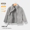 Ropa de Abrigo de Felpa para Niños, Forro Suave de Felpa para Niñas, Forro Polar Fleece Coral, Parte Superior Polar Fleece de Coral para Niños Tallas Mediana y Grande, Invierno