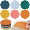 Bestseller transfronterizo: Alfombra circular de 42 colores a doble cara para entrenamiento y posicionamiento, pegatinas marcadoras de alfombra para jardín de infantes, cinta mágica