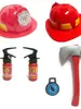Casa de juegos para niños Ropa de juego de rol Traje de bombero Héroe de la extinción de incendios Chaleco rojo Ropa para jugar al fuego