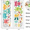 Adesivo de Parede de Disco Voador de Monstro Desenho Animado Fofo Adesivo de Monstro Espacial Infantil Adesivo Decorativo de Porta e Parede para Quarto de Menino