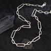Collar de cadena con patrón de nicho de lujo para mujer, estilo coreano, sencillo, de alta gama, combinable con todo, de entrada de principios de primavera.