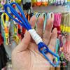 Fornecimento de novo chaveiro de cor contrastante, cordão universal para pulso, cordão de enrolamento duplo, cordão curto para celular