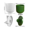 Zibo diy Cristal epóxi gesso vela Copo epóxi espelho armazenamento vaso de flores copo de cimento pote molde de silicone