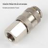 Conector rápido de tubo de ar plugue rápido torção rápida troca rápida exportação Europeu três em um fio interno rosca interna cabeça fêmea exclusivo transfronteiriço