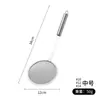 Separador de Fugas de Aceite de Malla de Acero Inoxidable 304 Borde Estrecho Filtro de Grasa Cuchara Filtro para Jugo Leche de Soya Colador de Malla de Acero Inoxidable para Cocina