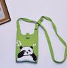 2024 Bolsa de Mão Mini de Tricô Guofeng Panda Bolsa de Celular Fashion Guofeng Bolsa de Ombro Bolsa Casual Versátil
