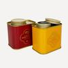 Lata de Grano de Café 150g Cuadrada Sellada Colorida Impresa Lata de Hierro Boca Grande y Pequeña Lata para Empaque de Nuez de Nogal Lata de Hojalata