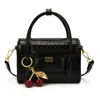 Bolsa transversal de lona leve de verão, estilo coreano moda nicho couro macio requintado casual versátil bolsa de ombro feminina