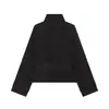 Ins Transfronterizo Europeo y Americano 2026 Nueva Moda Elegante para Mujer al por Mayor Nueva Chaqueta Corta de Gabardina Elegante con Cuello Alto de Doble Botonadura