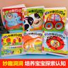 Libro de la Cueva Divertida Libros de Educación Temprana para Niños Iluminación Cognición Tapa Dura Libro de Imágenes Chino 0-3 Años Libro Pop-up