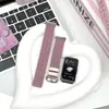 Adequado para Huawei Pulseira 10 Pulseira de Veludo 8/9/Nfc Outono e Inverno Moda e Versátil Pulseira de Pulso para Meninas