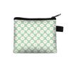 Nova Bolsa Floral Bolsa Feminina Portátil Bolsa de Cartão Chave Chave Armazenamento Saco Moeda Moeda Coin Coin Saco Bolsa de Cartão Saco Quadrado Pequeno
