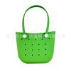Bolso de Agujeros de Eva Estilo Europeo y Americano, Bolso de Media Luna DIY, Bolso de Vacaciones en la Playa, Bolso de Hombro Tote Portátil
