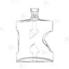 Botella de Vidrio Botella de Vidrio de Cristal de Gama Alta Botella de Vino Sellada Grado Alimenticio 700ml Botella de Vino Tinto Botella Transparente Botella Vacía
