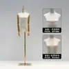 Tienda de ropa accesorios para maniquíes mujeres escaparate plataforma de medio cuerpo perchero de ropa muñeco falso maniquí de vestido de novia expositor