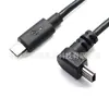 Cabo de Dados Mini USB Angulado para Cima/Baixo/Esquerda/Direita Cabo em T Angulado em 90 Graus para Registrador de Dados