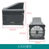 Aspas del ventilador del compresor de aire, accesorios para bomba de aire sin aceite y con aceite, motor, cubierta del ventilador, carcasa de la cabeza de la bomba, cubierta protectora, manija de plástico