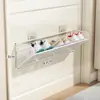 Sapateira Rack de Armazenamento para Uso Doméstico, Organizador de Parede para Trás da Porta, Sapateira Pequena Multicamadas, Armário de Sapatos, Não Requer Furação