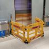 Valla plegable de plástico para ascensor valla telescópica Construcción de reparación y mantenimiento de ascensores valla de aislamiento portátil de advertencia