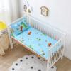Colcha de jardim de infância Capa de colcha de três peças Algodão puro Lençol de cama infantil para bebê Colcha Capa de núcleo Nap Cama de cama