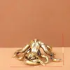 Figurilla de Pulpo Demonio Femenino de Latón Vintage Adorno de Escritorio Personalidad Única Mascota de Té Artesanía Coleccionable Regalo Fábrica al por Mayor
