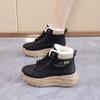 Zapatos de Algodón Peludo Cálidos de Invierno Nuevos para Mujer con Sensación de Caminar sobre las Nubes, Suela de Plataforma, Suela Suave, Botas de Nieve Deportivas Casuales