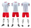 Nuevo conjunto de camiseta de fútbol de verano para partidos de fútbol, apto para adultos y niños, personalizable con números, camiseta de equipo de manga corta de secado rápido