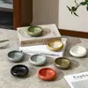 Prato de Temperos de Cerâmica Bruta Transfronteiriço Prato de Molho Doméstico Prato Pequeno de Restaurante Prato de Cerâmica Estilo Japonês Prato de Molho de Soja e Vinagre de Alto Valor